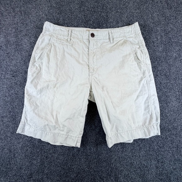 Arizona Jeans Other - Arizona Jean Co The Original Chino Shorts Mens‎ 35x10 White Cotton Flat Front